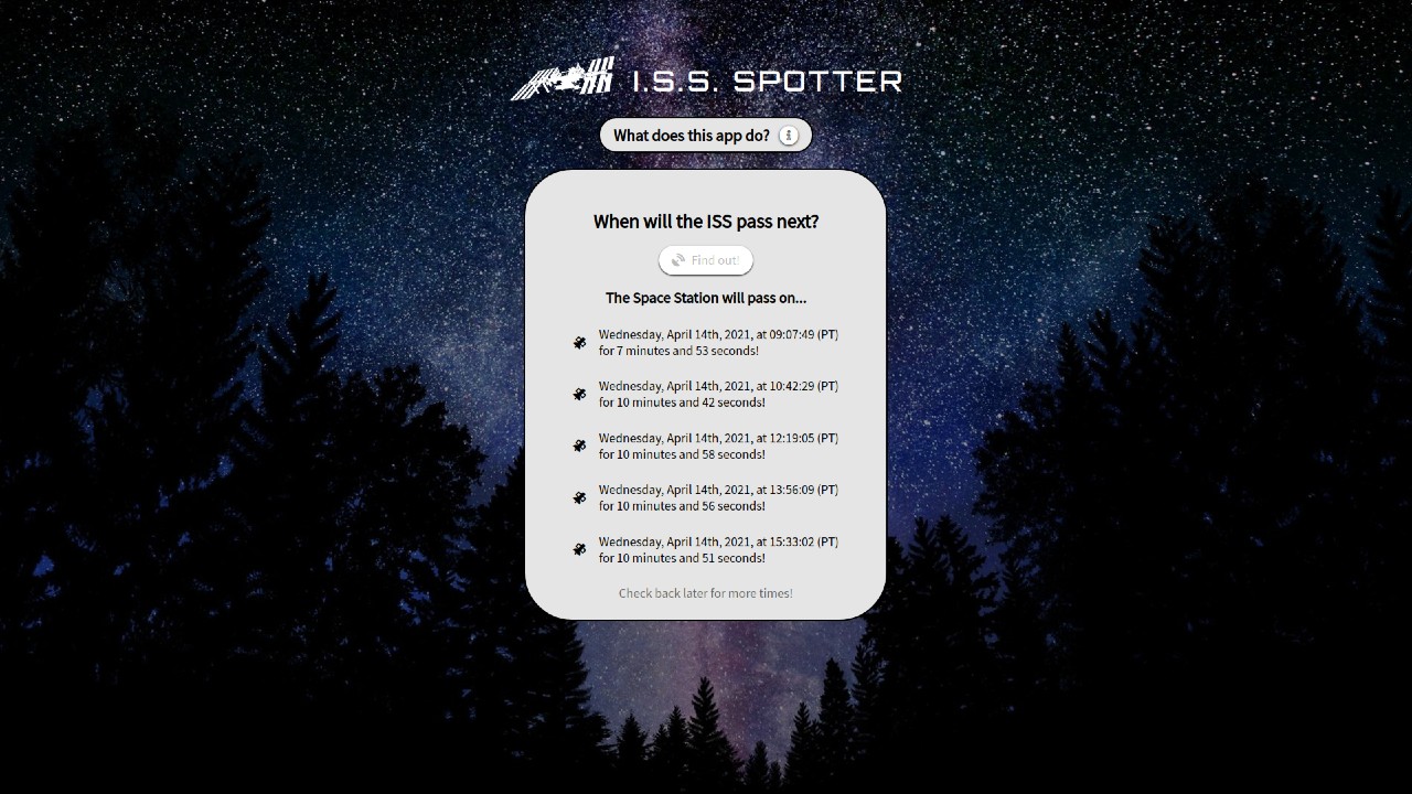 ISS Spotter